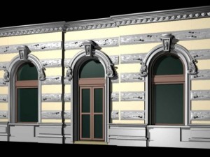 deutschland architecture door006 3D Model