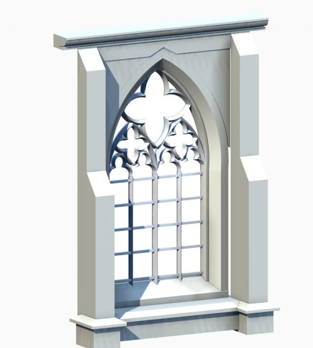 deutschland architecture window001 3D मॉडल .c4d .max .obj .3ds .fbx .stl .blend 