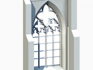 deutschland architecture window001 3D Model