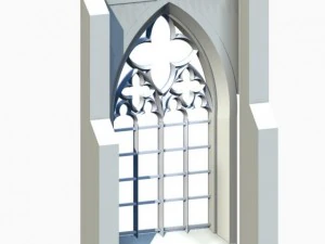 duitsland architectuur window001 3D Model