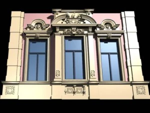 deutschland architecture window005 3D Model