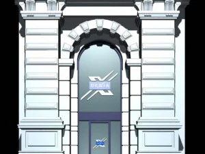 holland architecture door002 3D Model