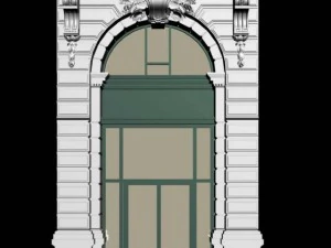 holland architecture door003 3D Model