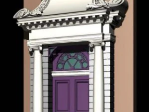 holland architecture door005 3D Model