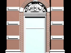 holland architecture windows002 3D Model