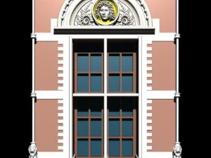 holland architecture windows003 3D Model