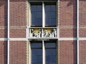 holland architectuur windows004 3D Model