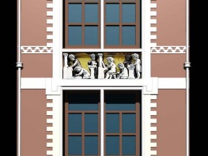 holland architecture windows004 3D Model
