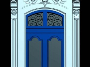 belgium architecture door001 3D Modell
