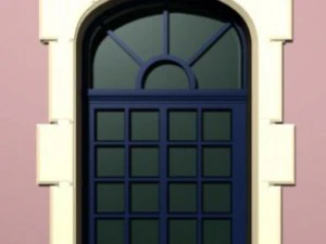 belgium architecture door006 3D Model