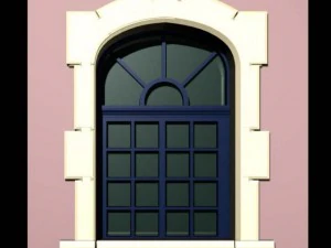 belgium architecture windows002 3D Model