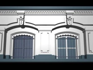 belgium architecture windows005 3D Model