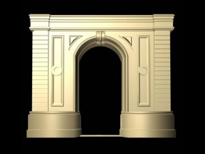 luxemburg architecture door004 3D-Modell