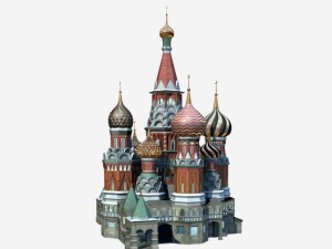 architecture saint basils cathedral 001 3D Model