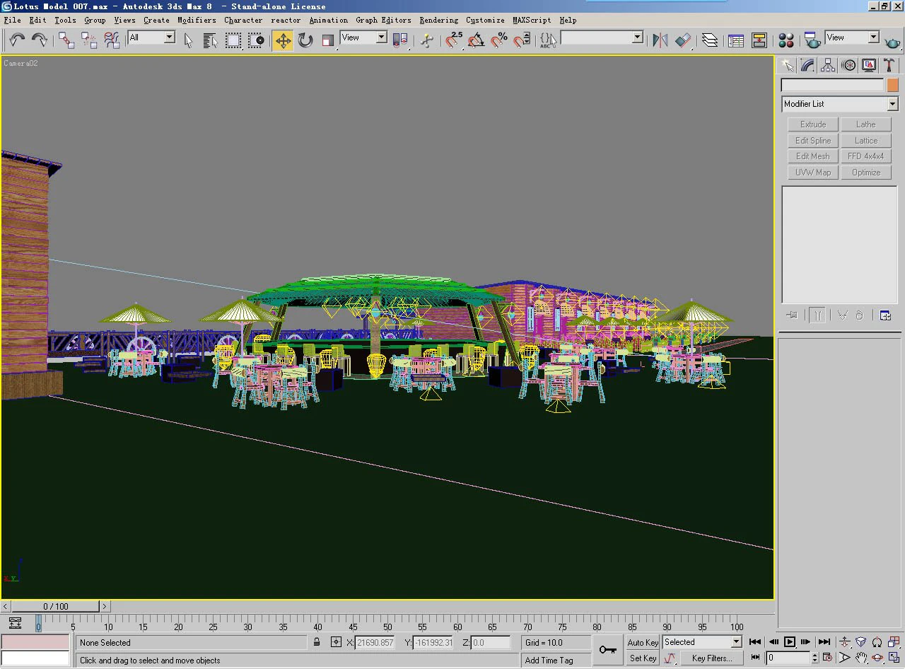 architecture 008 3D Model .c4d .max .obj .3ds .fbx .stl .blend 