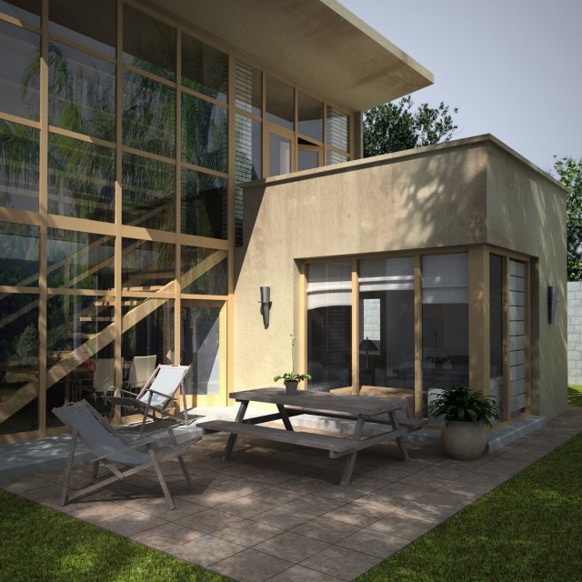 architecture 013 3D Model .c4d .max .obj .3ds .fbx .stl .blend 