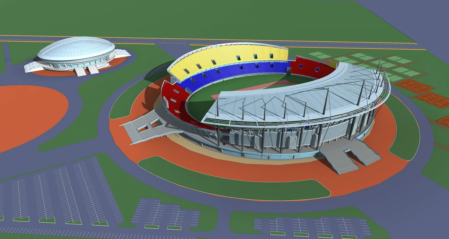architecture 019 3D Model .c4d .max .obj .3ds .fbx .stl .blend 