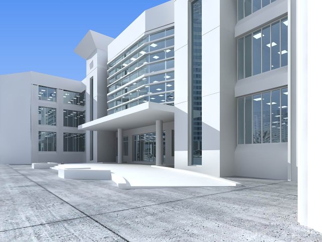 architecture 025 3D 模型 .c4d .max .obj .3ds .fbx .stl .blend 