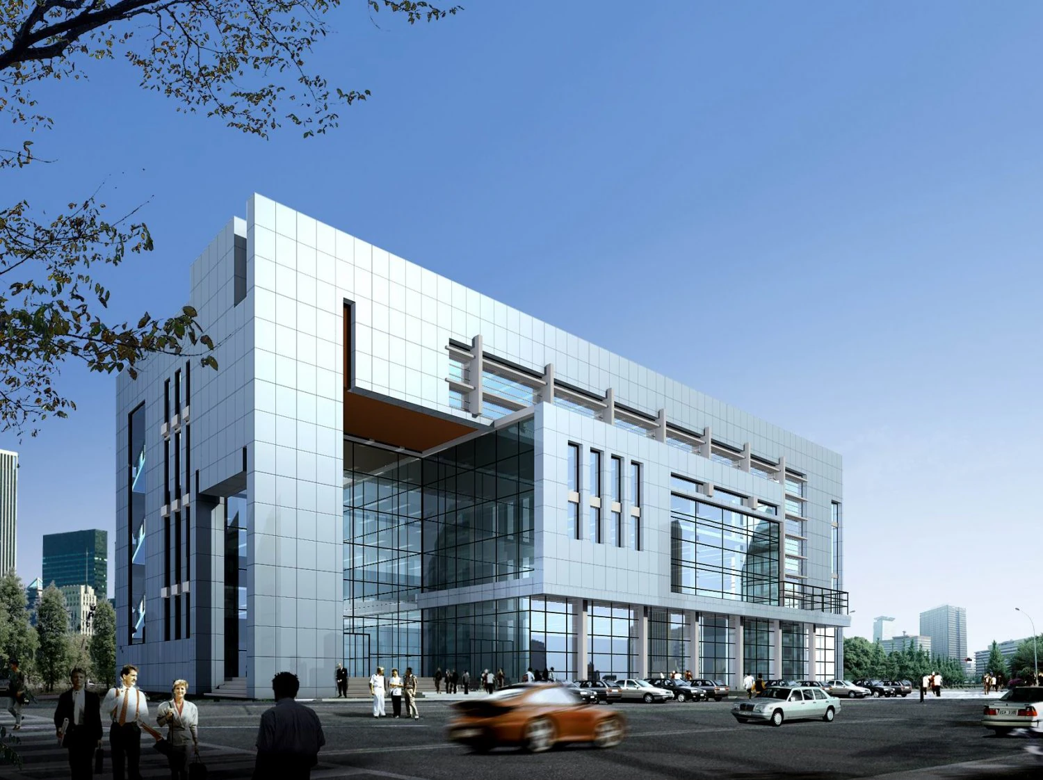 architecture 026 3D Model .c4d .max .obj .3ds .fbx .stl .blend 