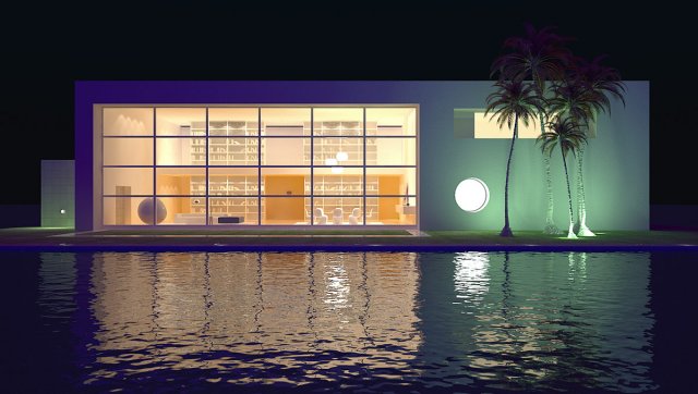 architecture 031 3D Model .c4d .max .obj .3ds .fbx .stl .blend 
