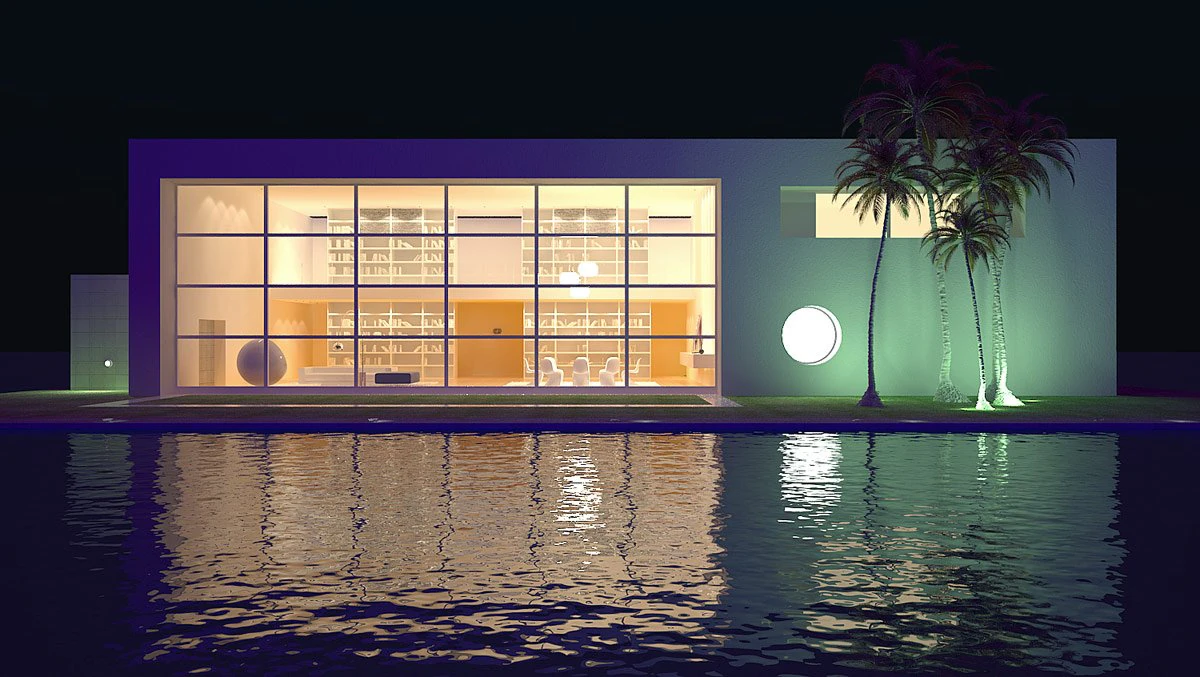 architecture 031 3D Model .c4d .max .obj .3ds .fbx .stl .blend 