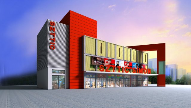 architecture 032 3D मॉडल .c4d .max .obj .3ds .fbx .stl .blend 