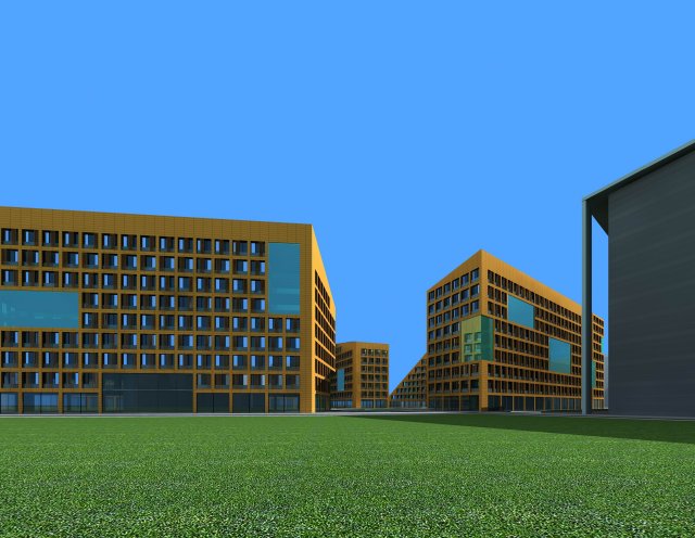 architecture 039 3D-Modell .c4d .max .obj .3ds .fbx .stl .blend 