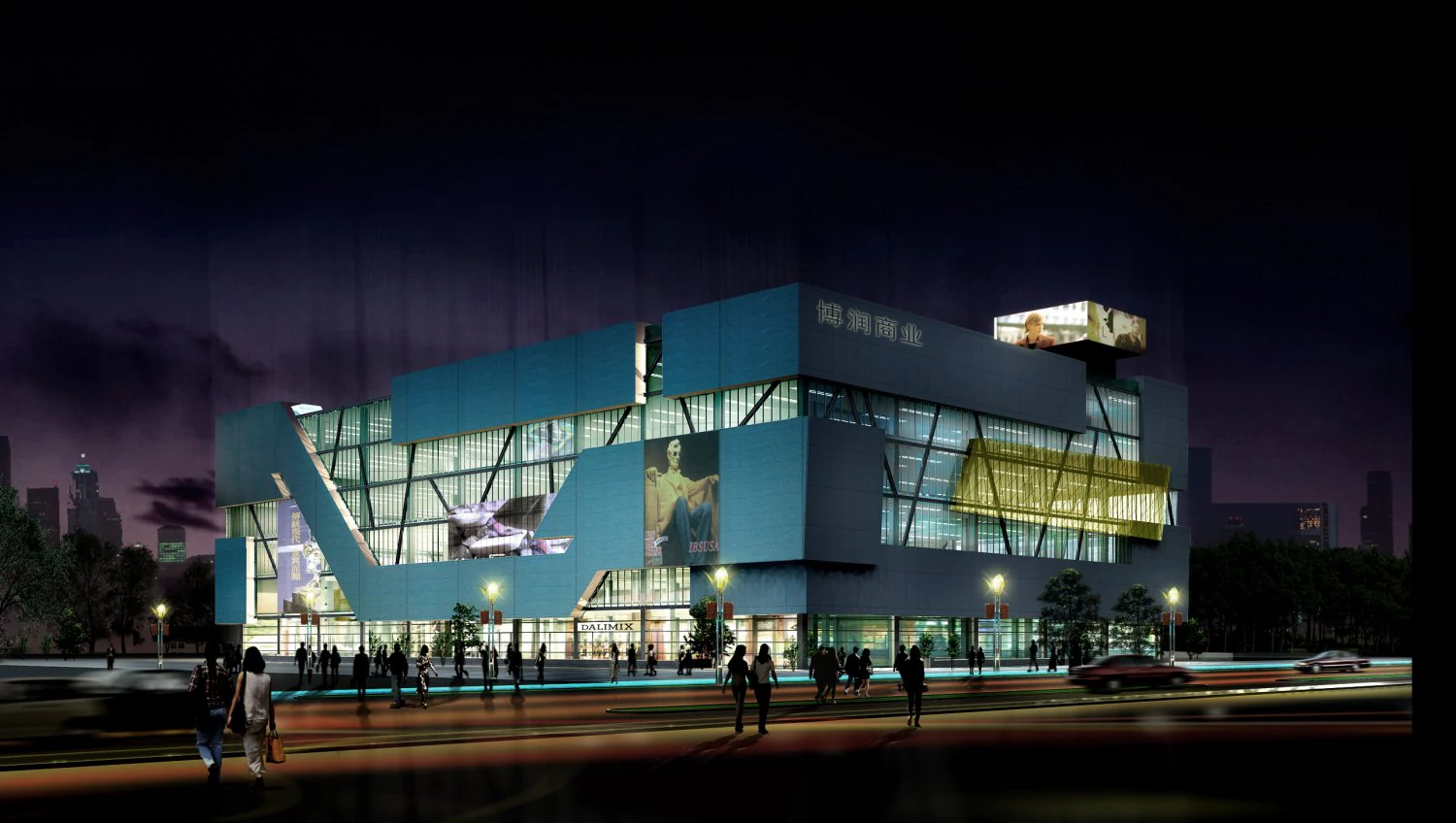 architecture 046 3D Model .c4d .max .obj .3ds .fbx .stl .blend 