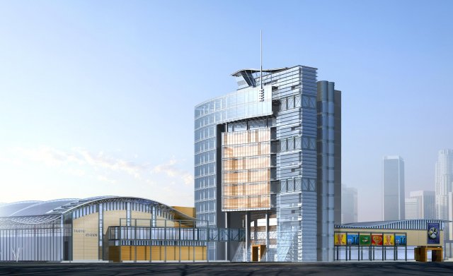 architecture 049 3D Модель .c4d .max .obj .3ds .fbx .stl .blend 
