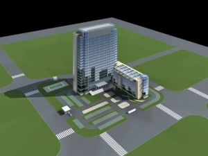 architecture 066 3D Model