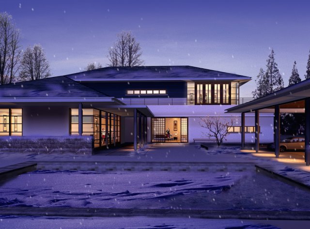 architecture 073 3D Модель .c4d .max .obj .3ds .fbx .stl .blend 