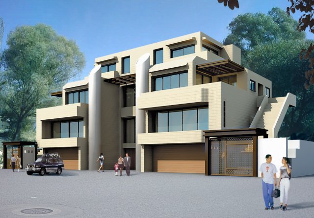 architecture 079 Modello 3D .c4d .max .obj .3ds .fbx .stl .blend 