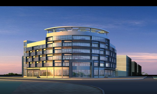 architecture 089 3D Model .c4d .max .obj .3ds .fbx .stl .blend