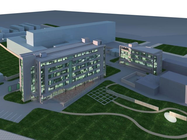 architecture 093 Modelo 3D .c4d .max .obj .3ds .fbx .stl .blend 