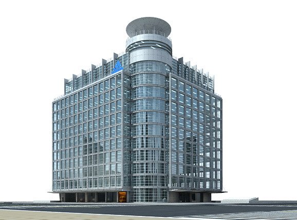 architecture 099 3D Model .c4d .max .obj .3ds .fbx .stl .blend 