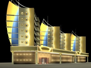 architecture 100 3D Model