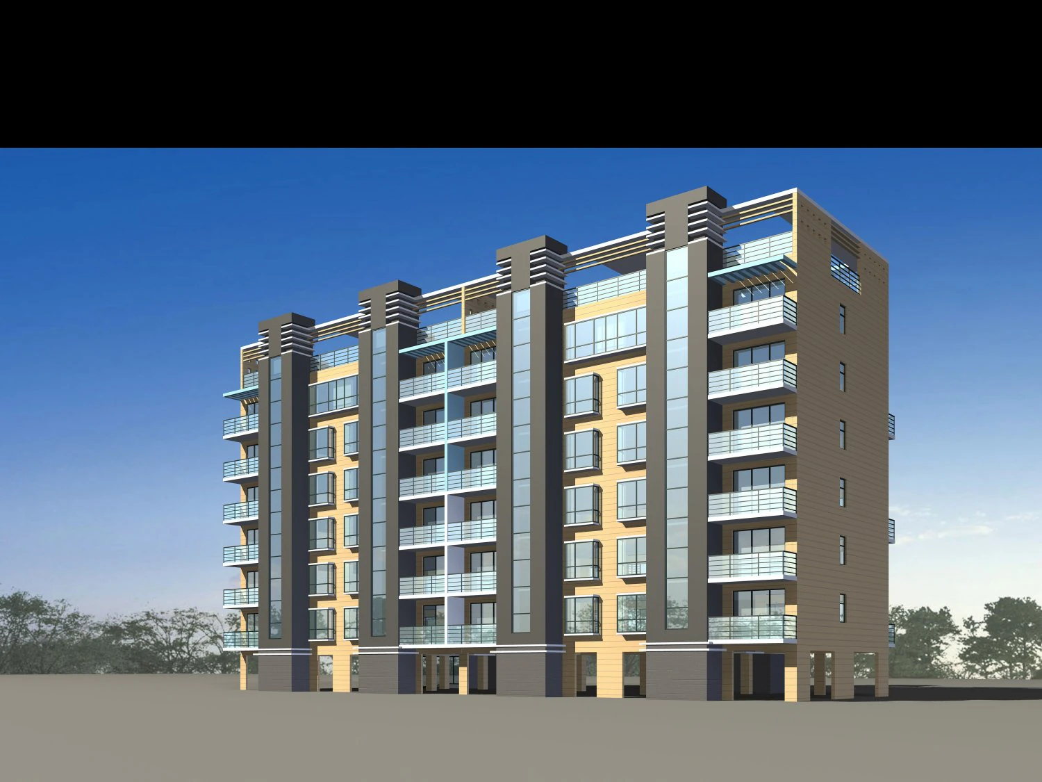 architecture 110 3D Model .c4d .max .obj .3ds .fbx .stl .blend 