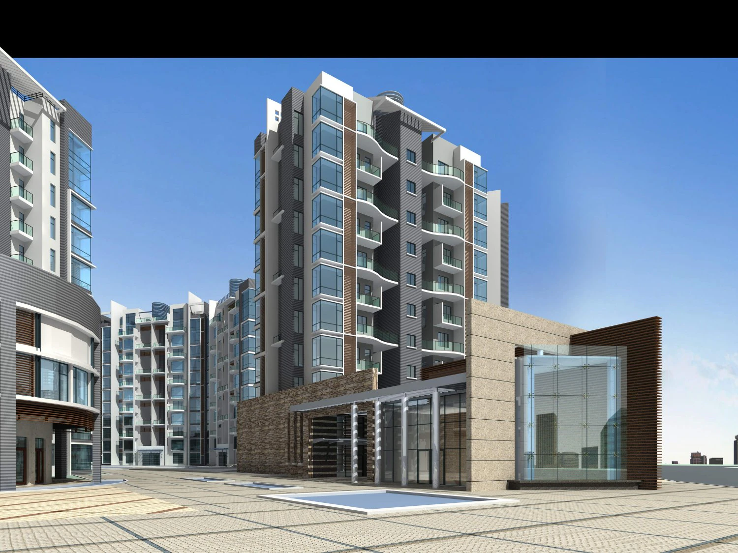 architecture 114 3D Model .c4d .max .obj .3ds .fbx .stl .blend 