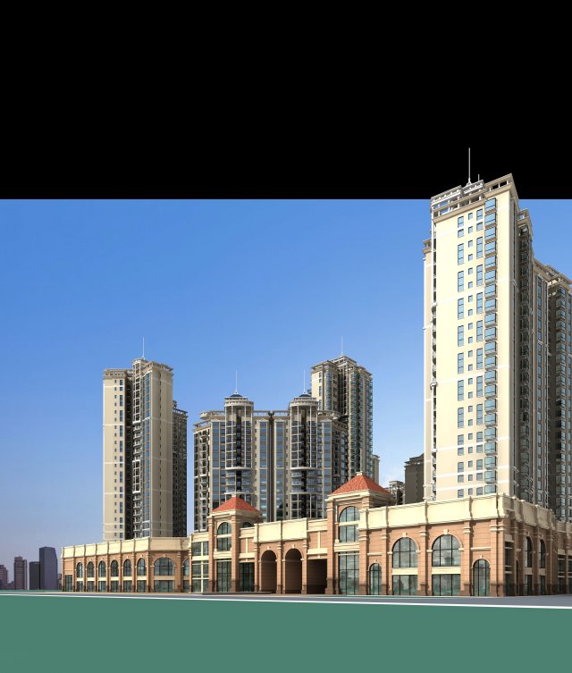 architecture 115 3D Model .c4d .max .obj .3ds .fbx .stl .blend 
