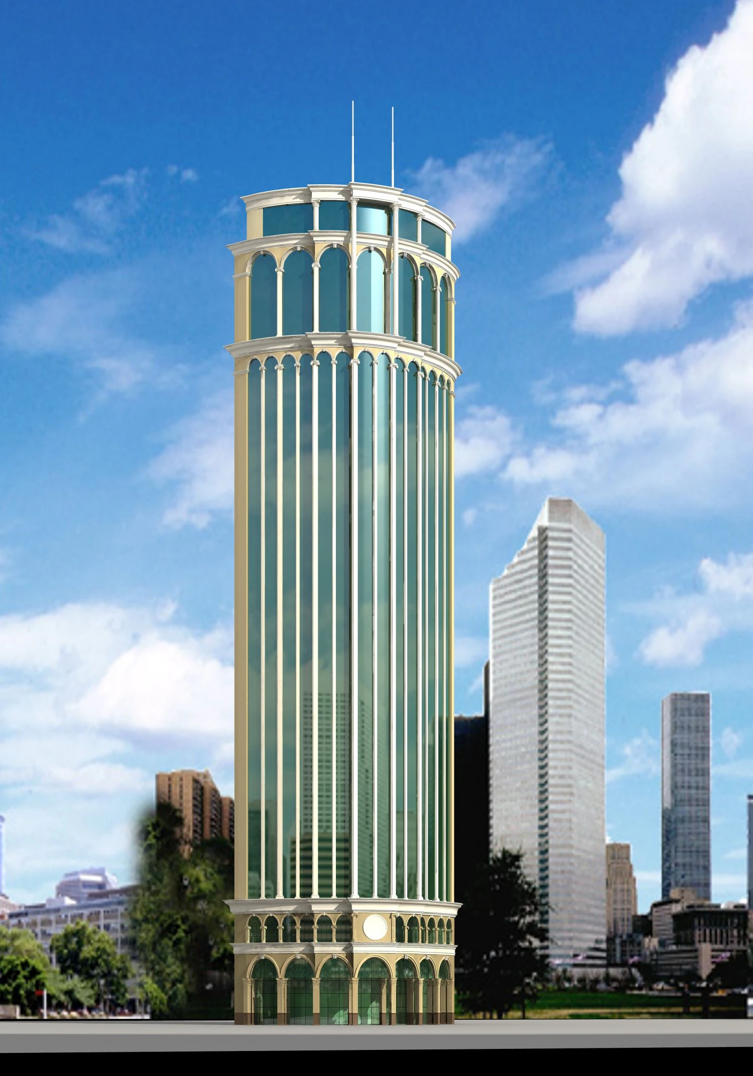 architecture 128 3D Model .c4d .max .obj .3ds .fbx .stl .blend 