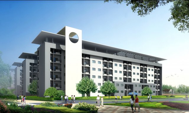 architecture 134 3D Model .c4d .max .obj .3ds .fbx .stl .blend 