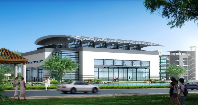 architecture 137 3D Модель .c4d .max .obj .3ds .fbx .stl .blend 