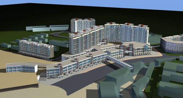 architecture 141 Model 3D .c4d .max .obj .3ds .fbx .stl .blend 