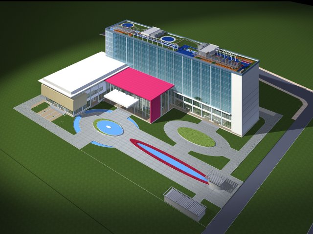 architecture 144 3D Model .c4d .max .obj .3ds .fbx .stl .blend 