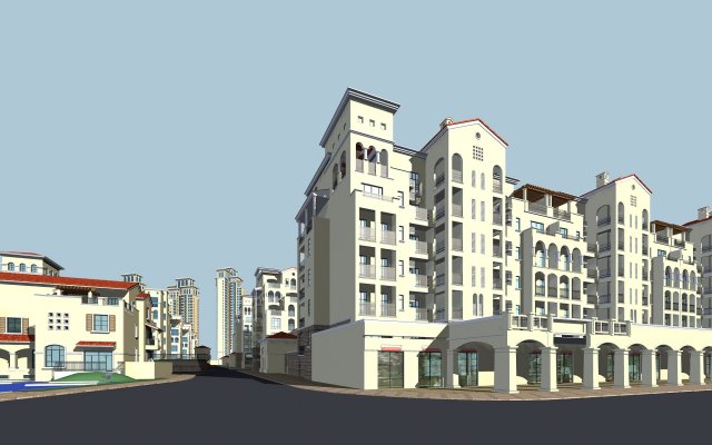 architecture 149 3D Модель .c4d .max .obj .3ds .fbx .stl .blend 