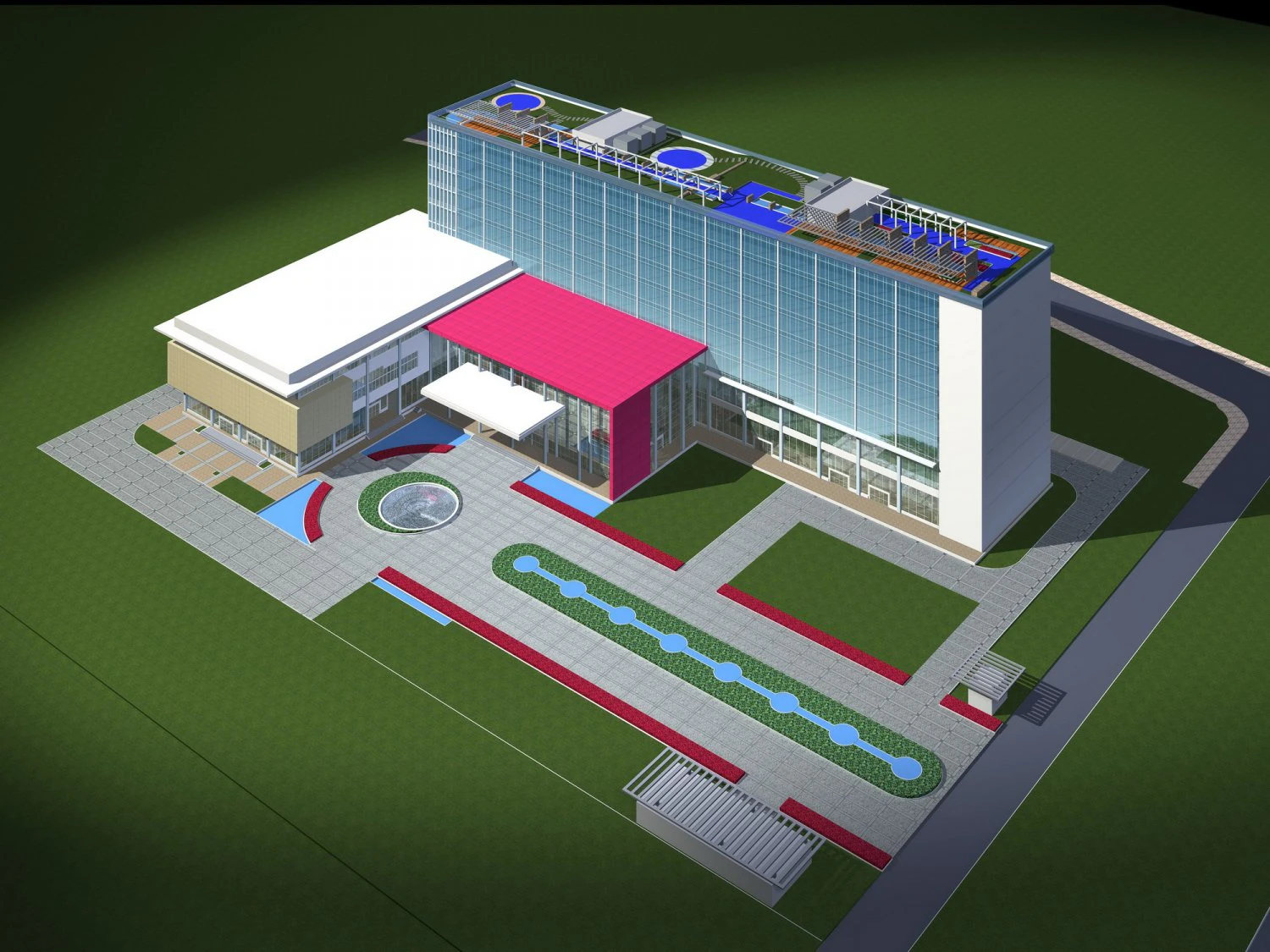 architecture 151 3D Model .c4d .max .obj .3ds .fbx .stl .blend 