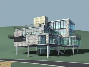 architecture 163 3D Model