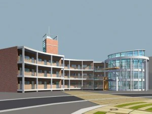 architecture 163 3D Model