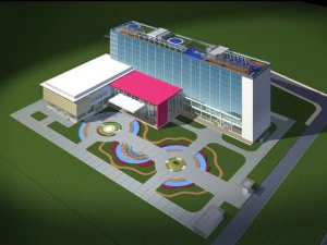 architecture 166 3D Model