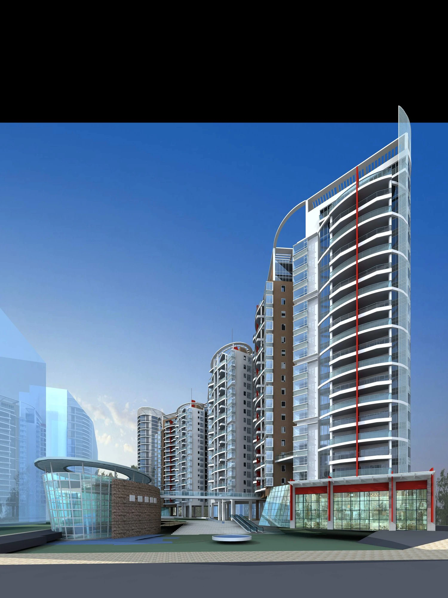 architecture 167 3D Model .c4d .max .obj .3ds .fbx .stl .blend 